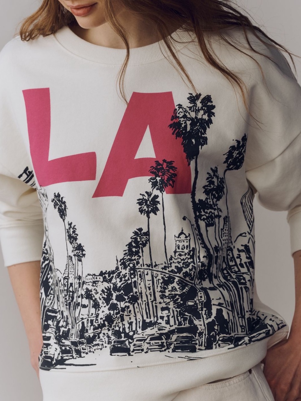 MAEVE➕DANIELA BURKHOUT Limited Edition LA City Sweatshirt NWT
